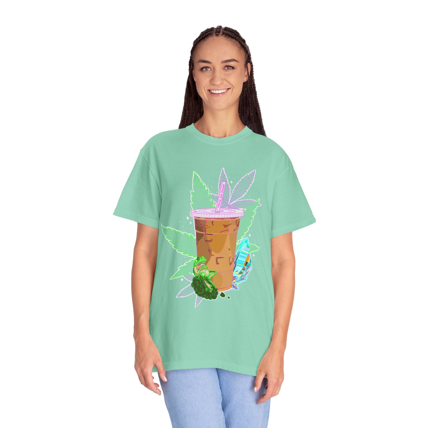 WIRED & STONED - Unisex Garment-Dyed T-shirt