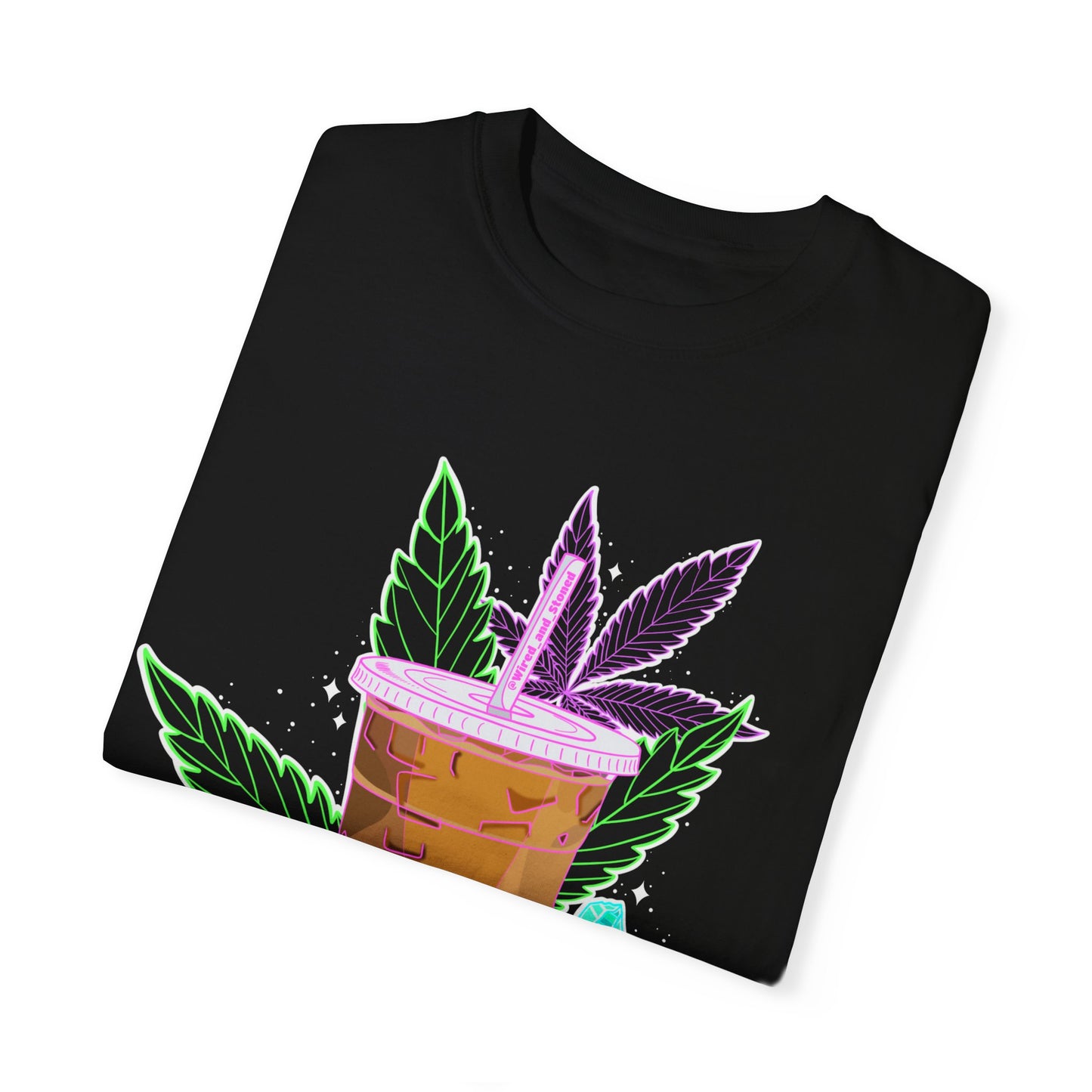 WIRED & STONED - Unisex Garment-Dyed T-shirt