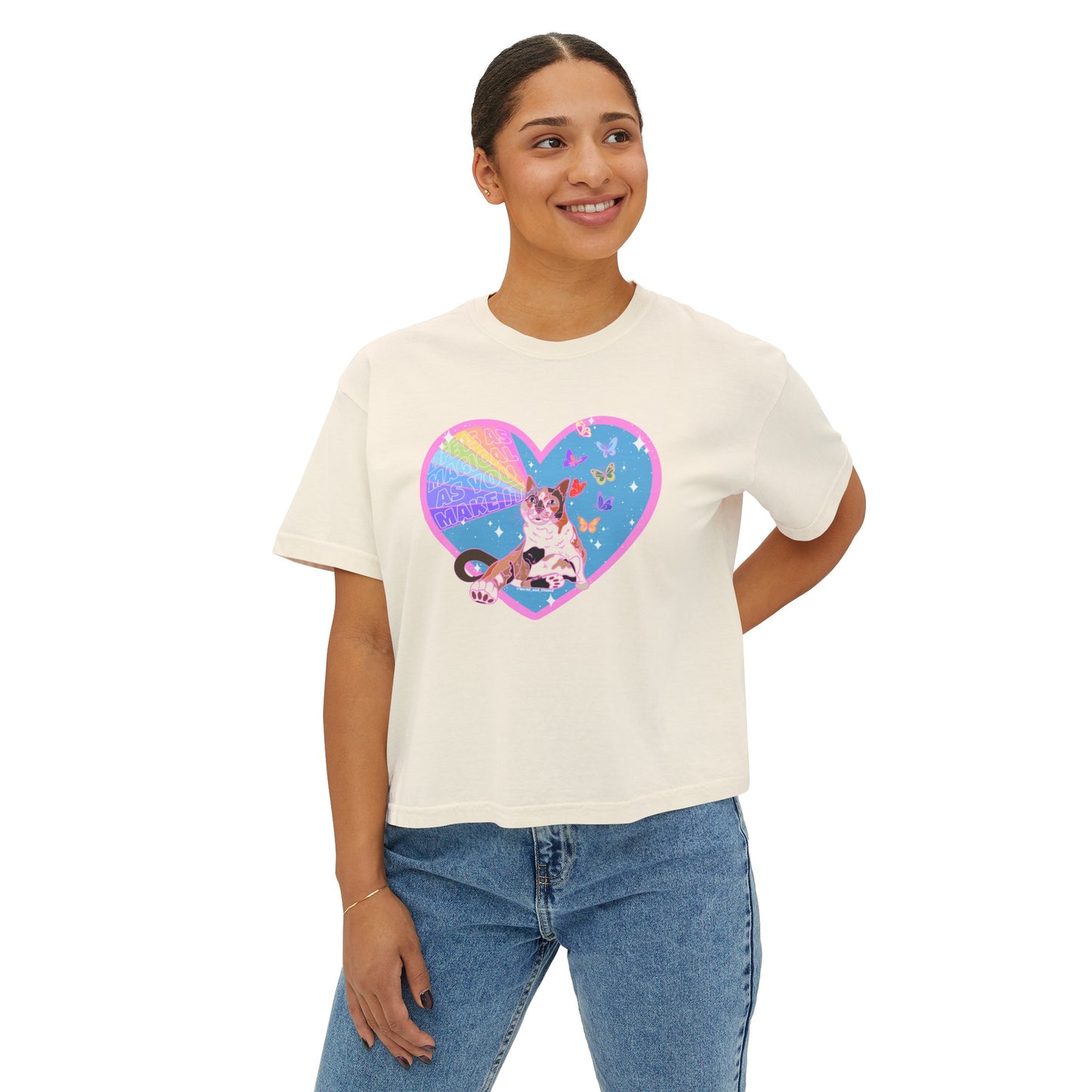 LIFE IS AS MAGICAL AS YOU MAKE IT - Women's Boxy Tee