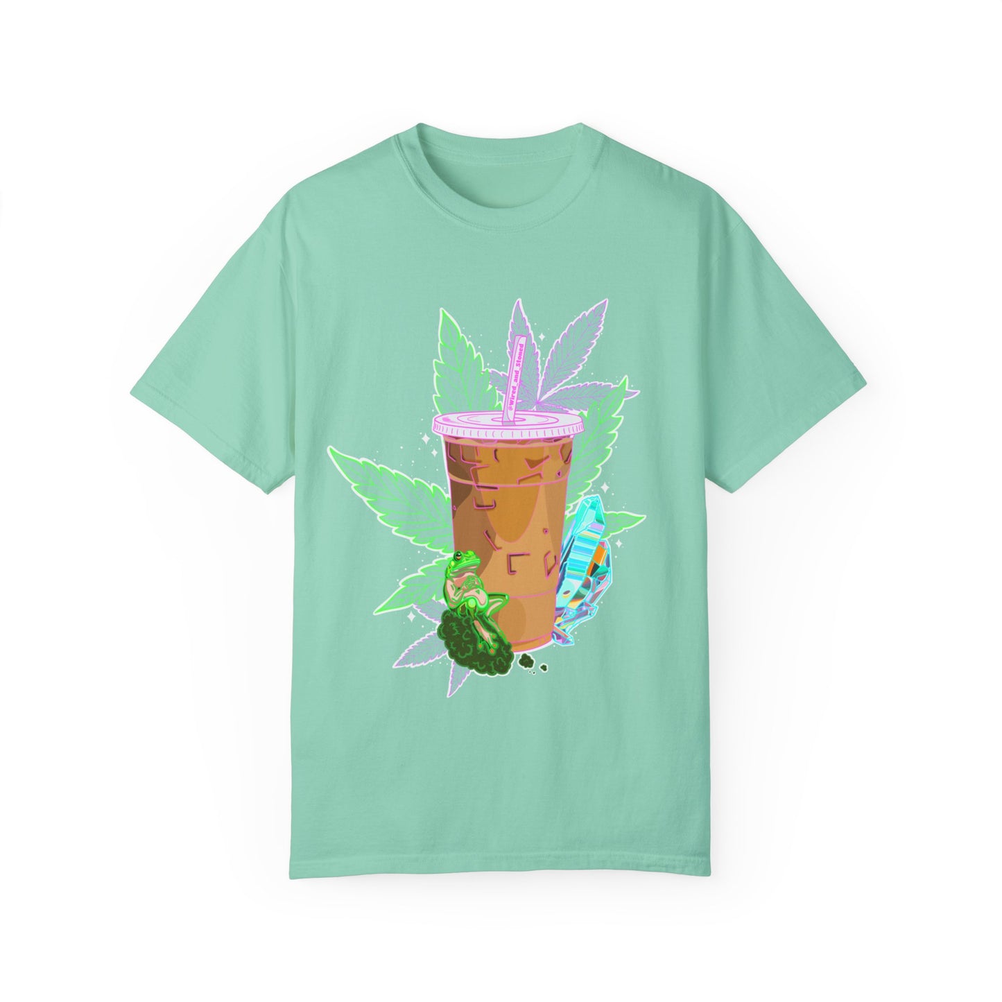 WIRED & STONED - Unisex Garment-Dyed T-shirt