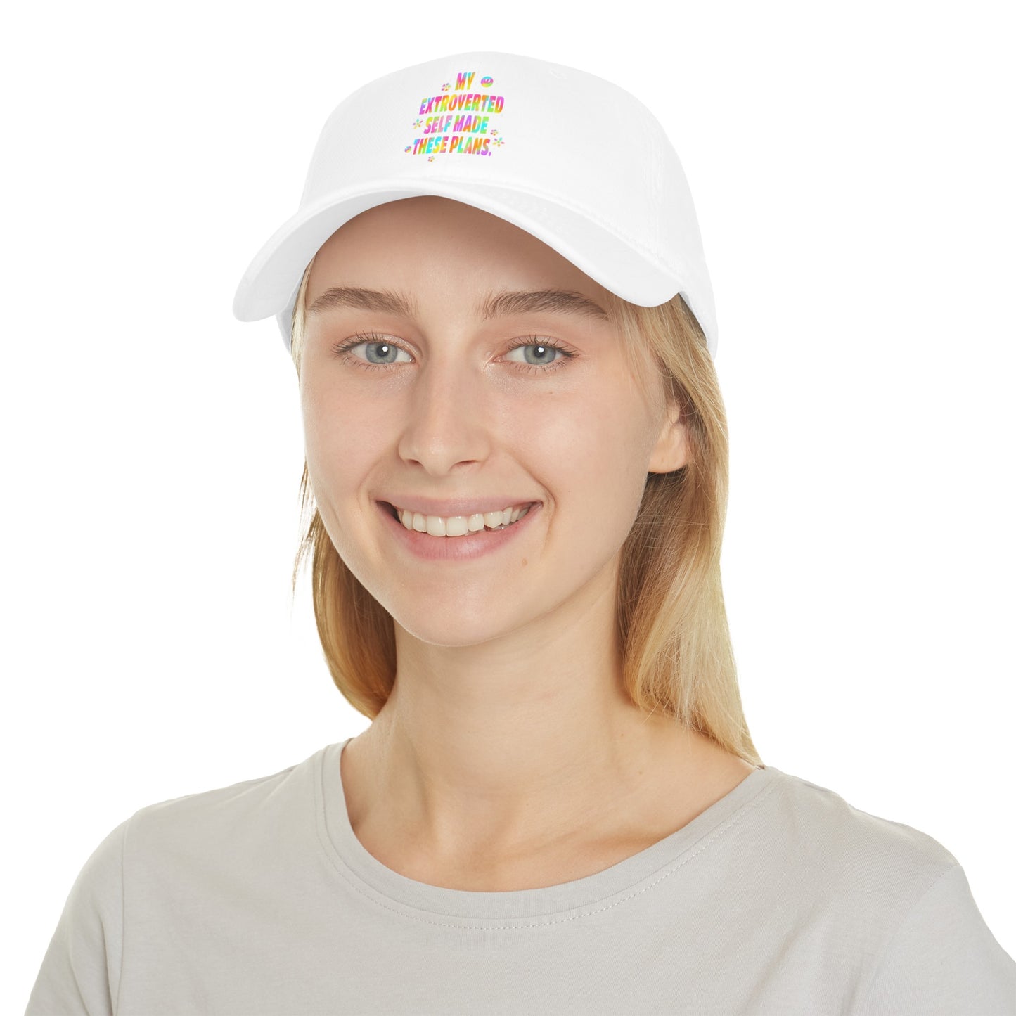 MY EXTROVERTED SELF MADE THESE PLANS - Low Profile Baseball Cap