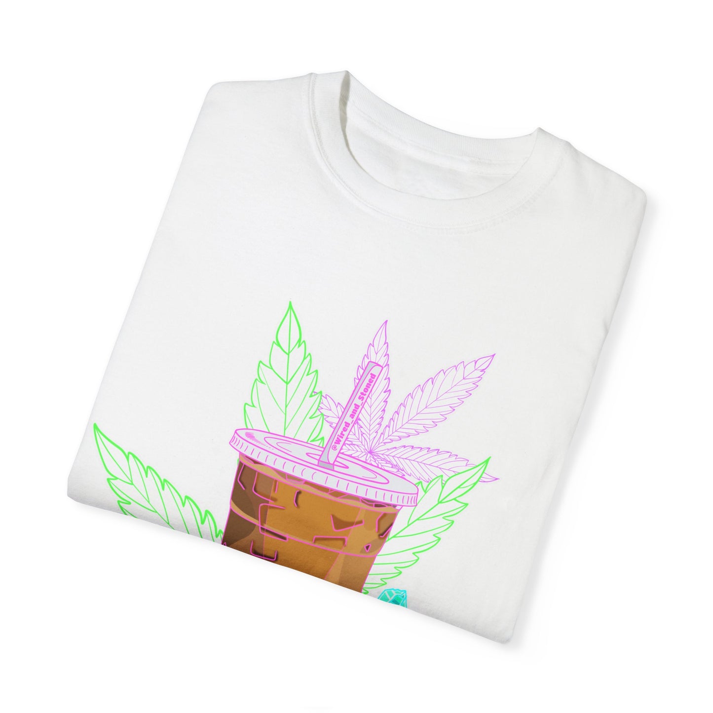 WIRED & STONED - Unisex Garment-Dyed T-shirt
