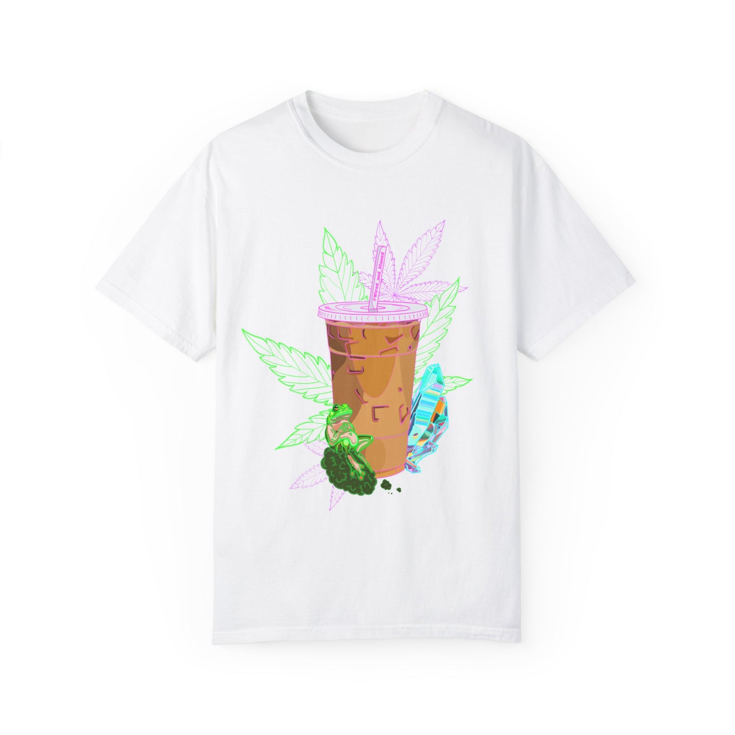 WIRED & STONED - Unisex Garment-Dyed T-shirt