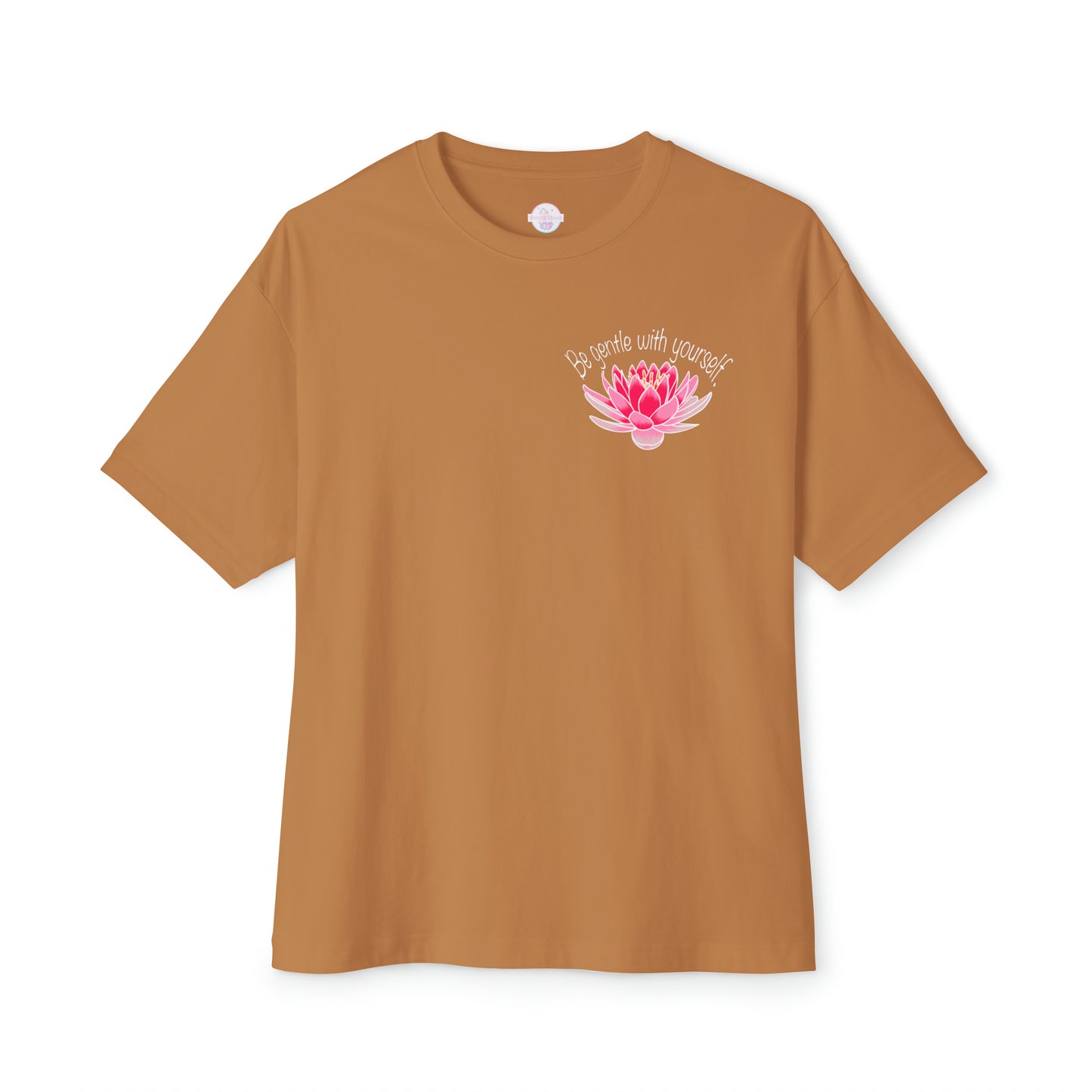 Gentle Lotus Unisex Oversized Boxy Tee