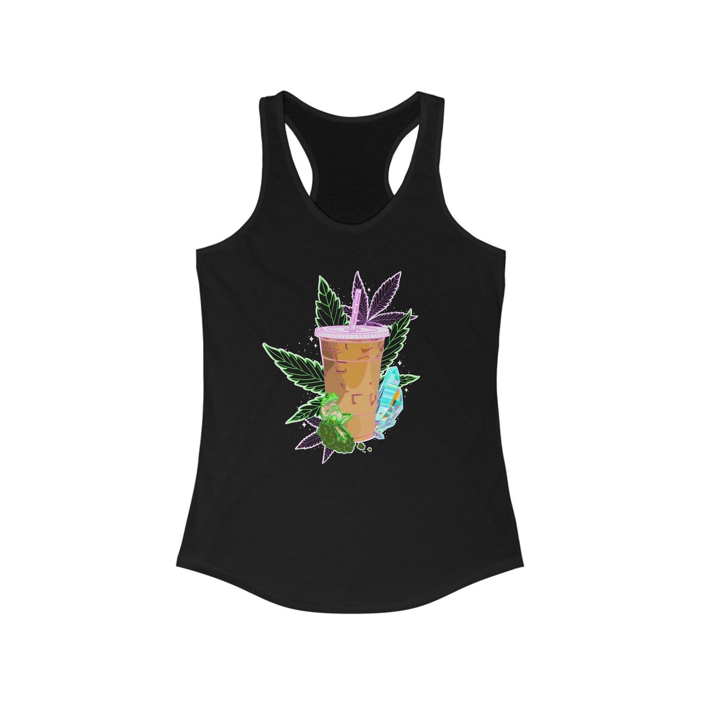 WIRED & STONED - Women's Ideal Racerback Tank
