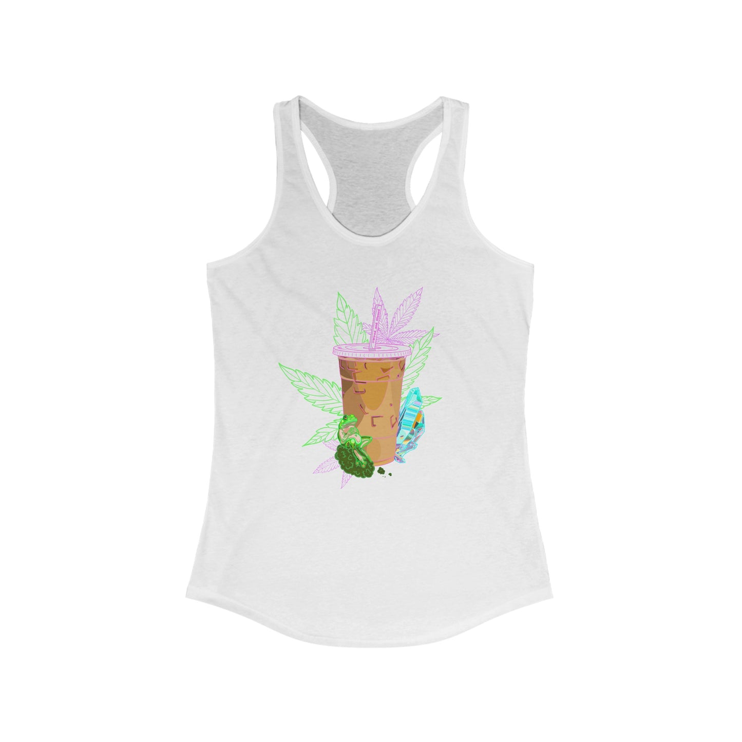 WIRED & STONED - Women's Ideal Racerback Tank