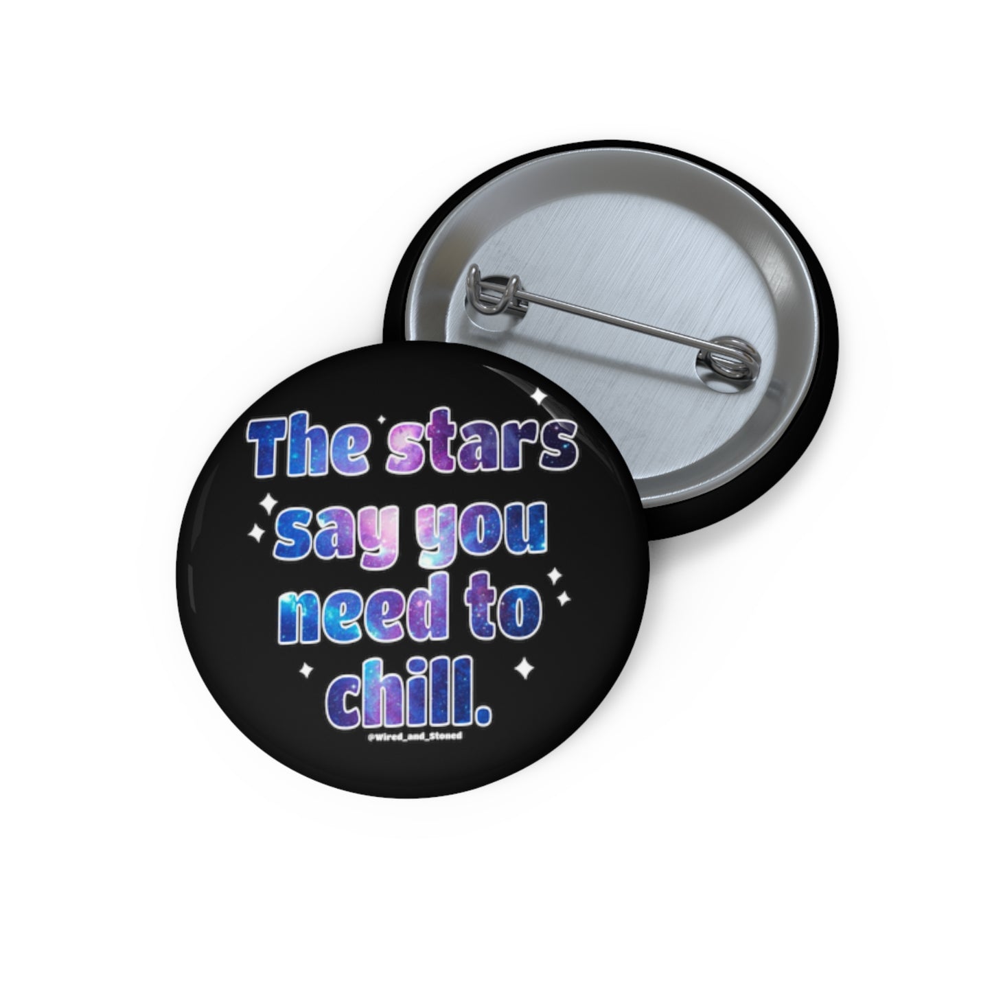 The Stars Say - Custom Pin Buttons