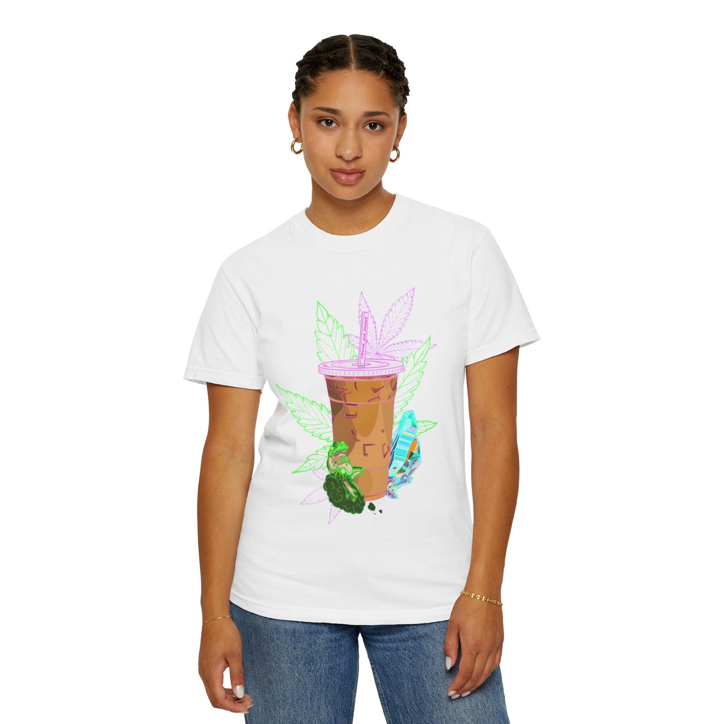WIRED & STONED - Unisex Garment-Dyed T-shirt