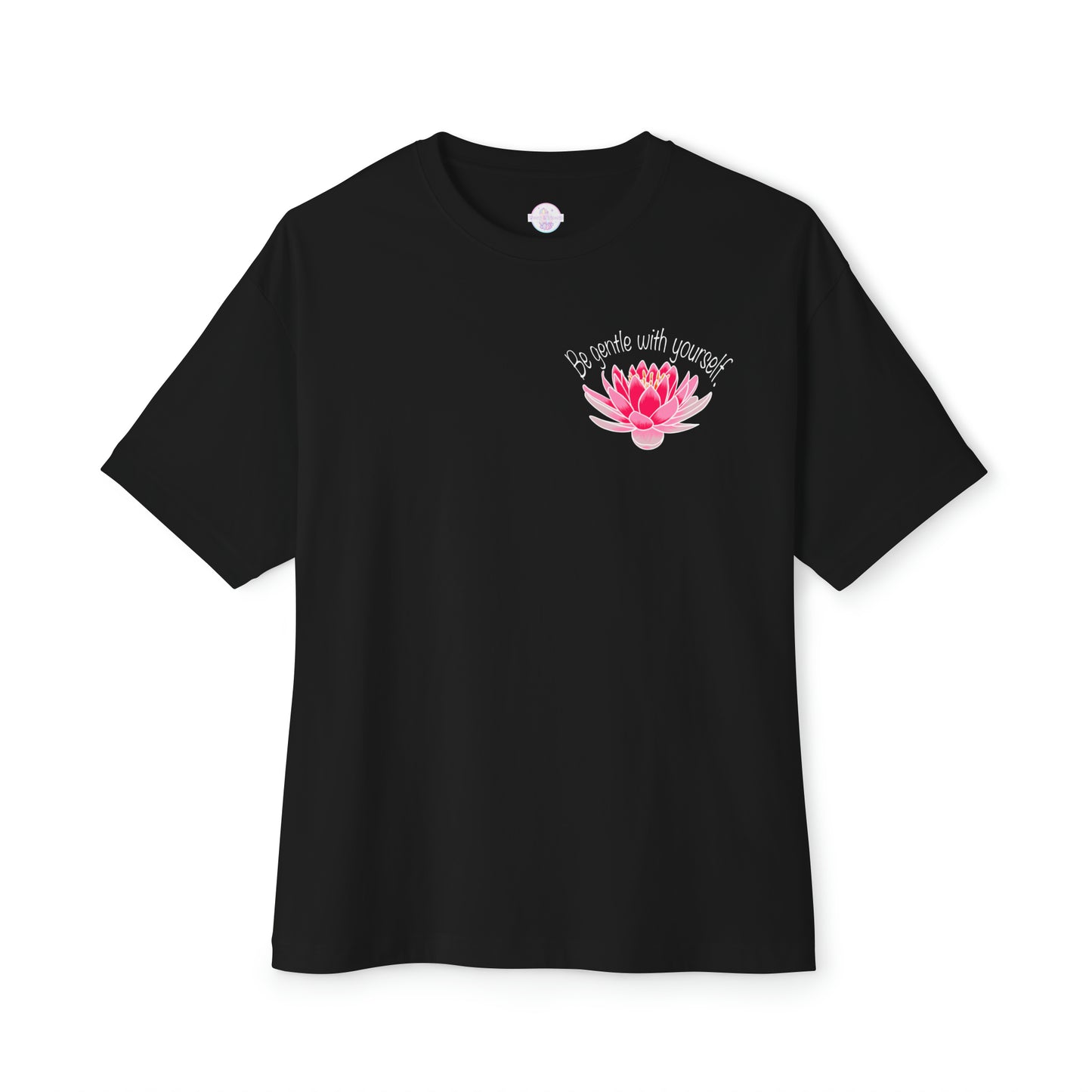 Gentle Lotus Unisex Oversized Boxy Tee