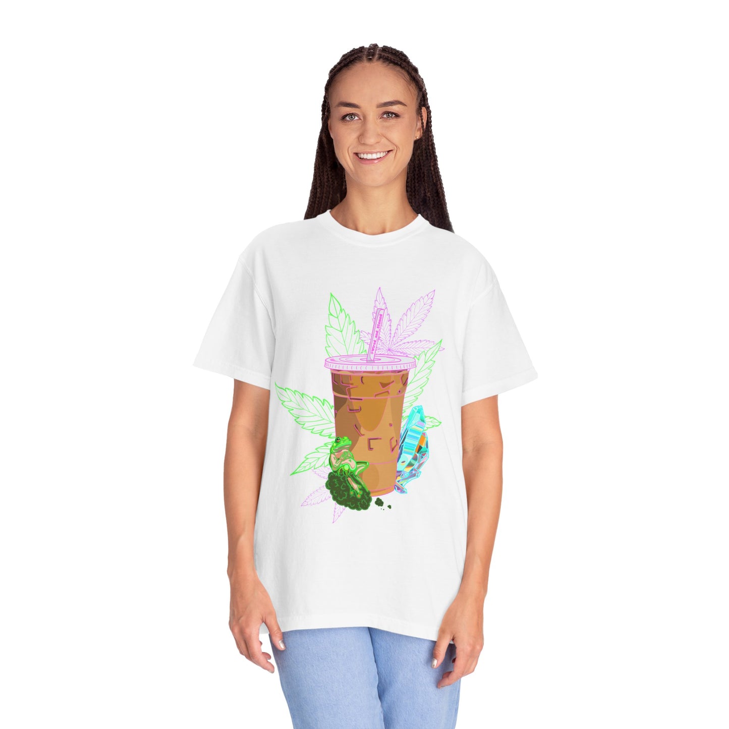 WIRED & STONED - Unisex Garment-Dyed T-shirt