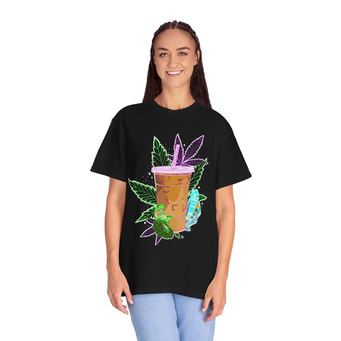 WIRED & STONED - Unisex Garment-Dyed T-shirt