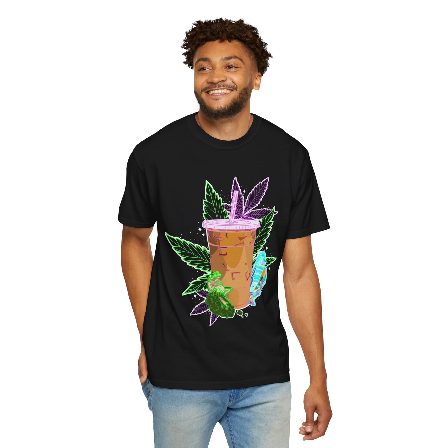WIRED & STONED - Unisex Garment-Dyed T-shirt