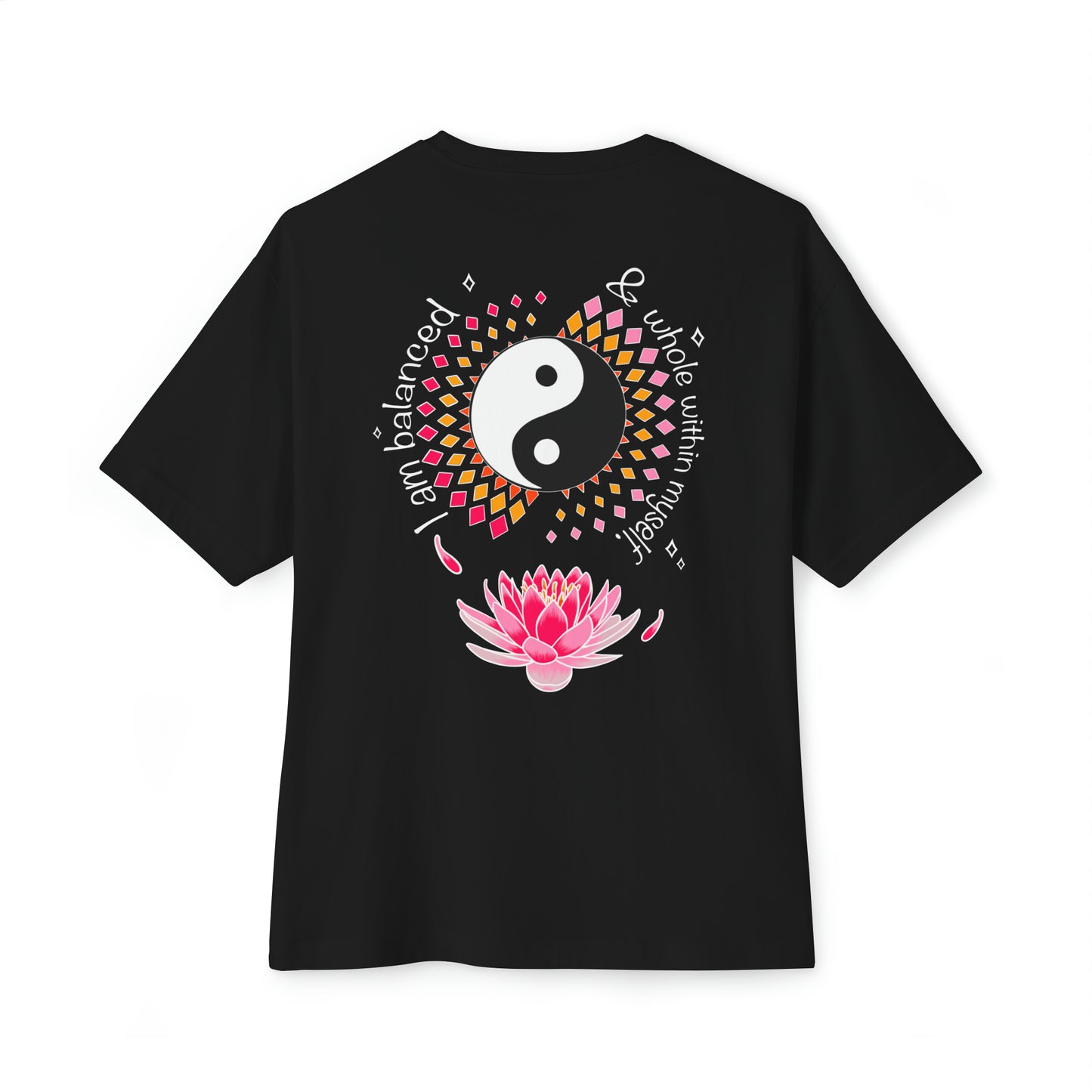 Gentle Lotus Unisex Oversized Boxy Tee