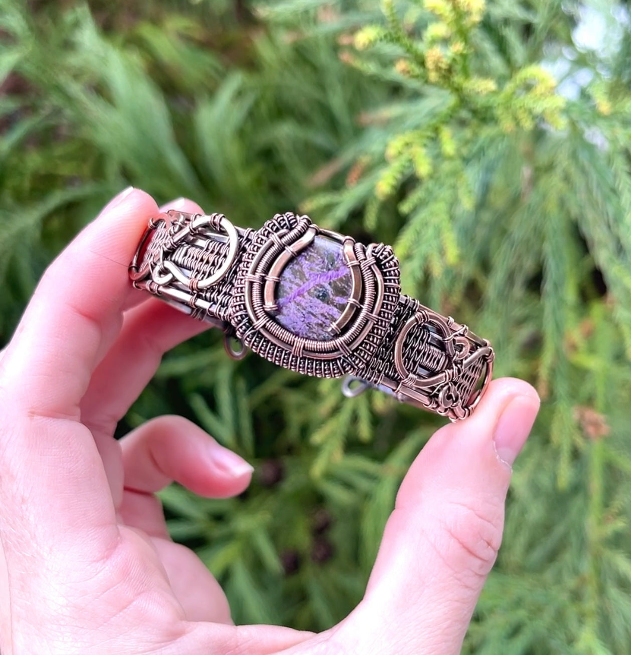 Custom Order Antique Copper Cuff