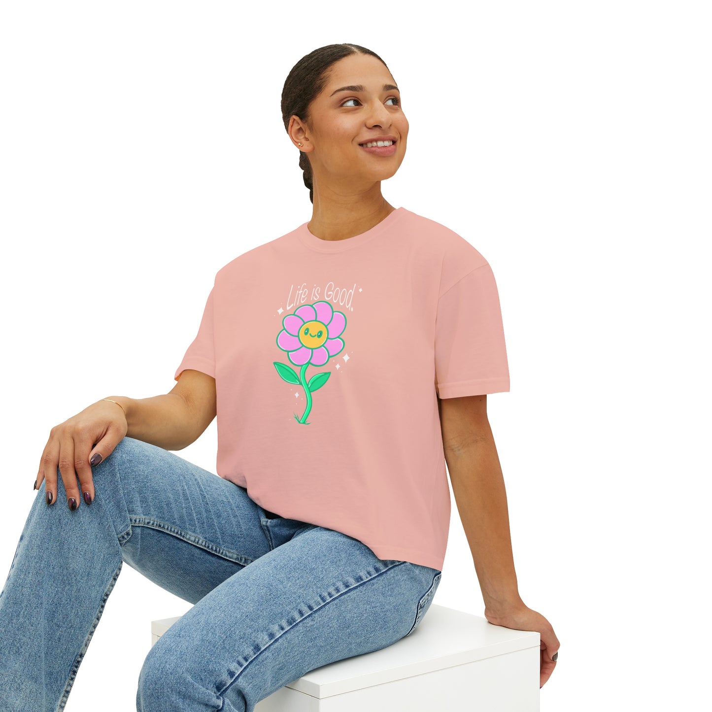 Life is Good - Women's Boxy Tee