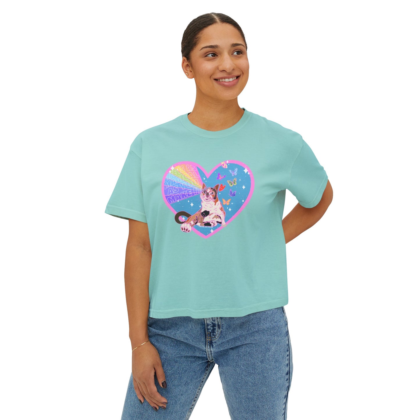 LIFE IS AS MAGICAL AS YOU MAKE IT - Women's Boxy Tee