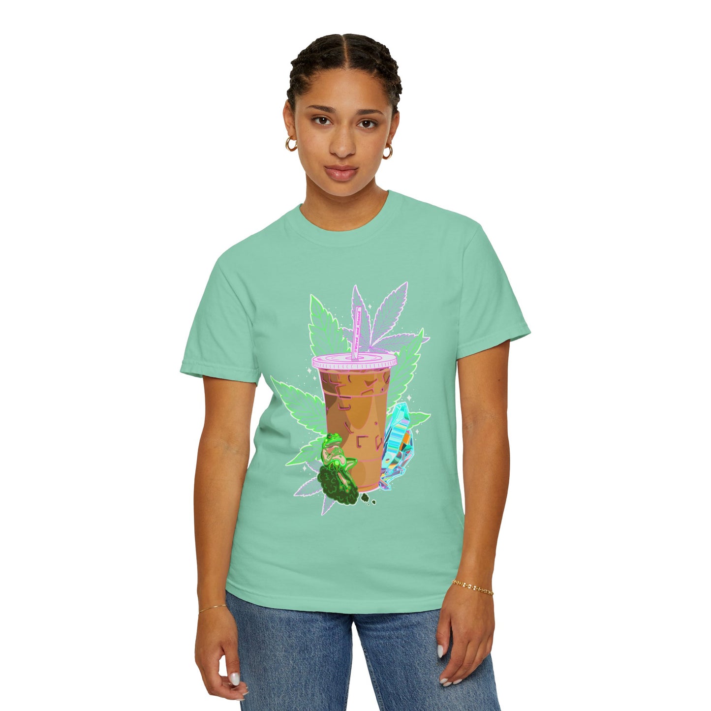 WIRED & STONED - Unisex Garment-Dyed T-shirt