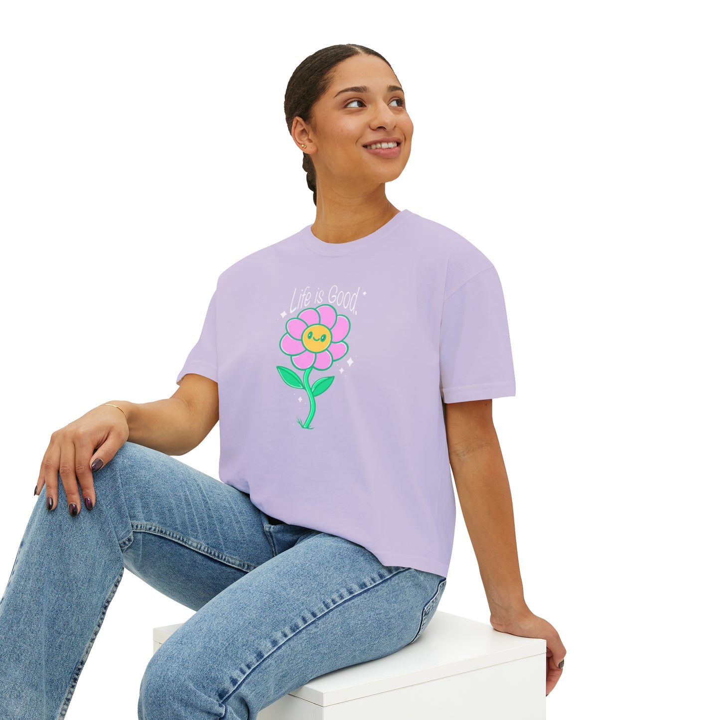 Life is Good - Women's Boxy Tee