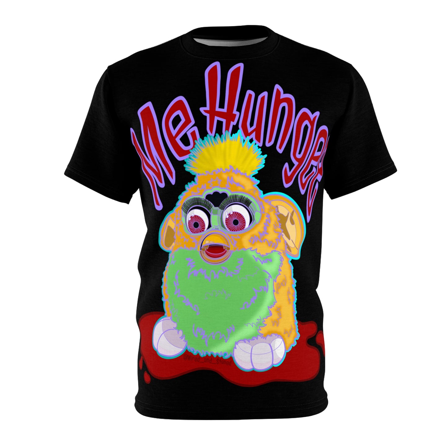 ME HUNGEE FURBY - Unisex Cut & Sew Tee (AOP)