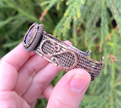 Custom Order Antique Copper Cuff