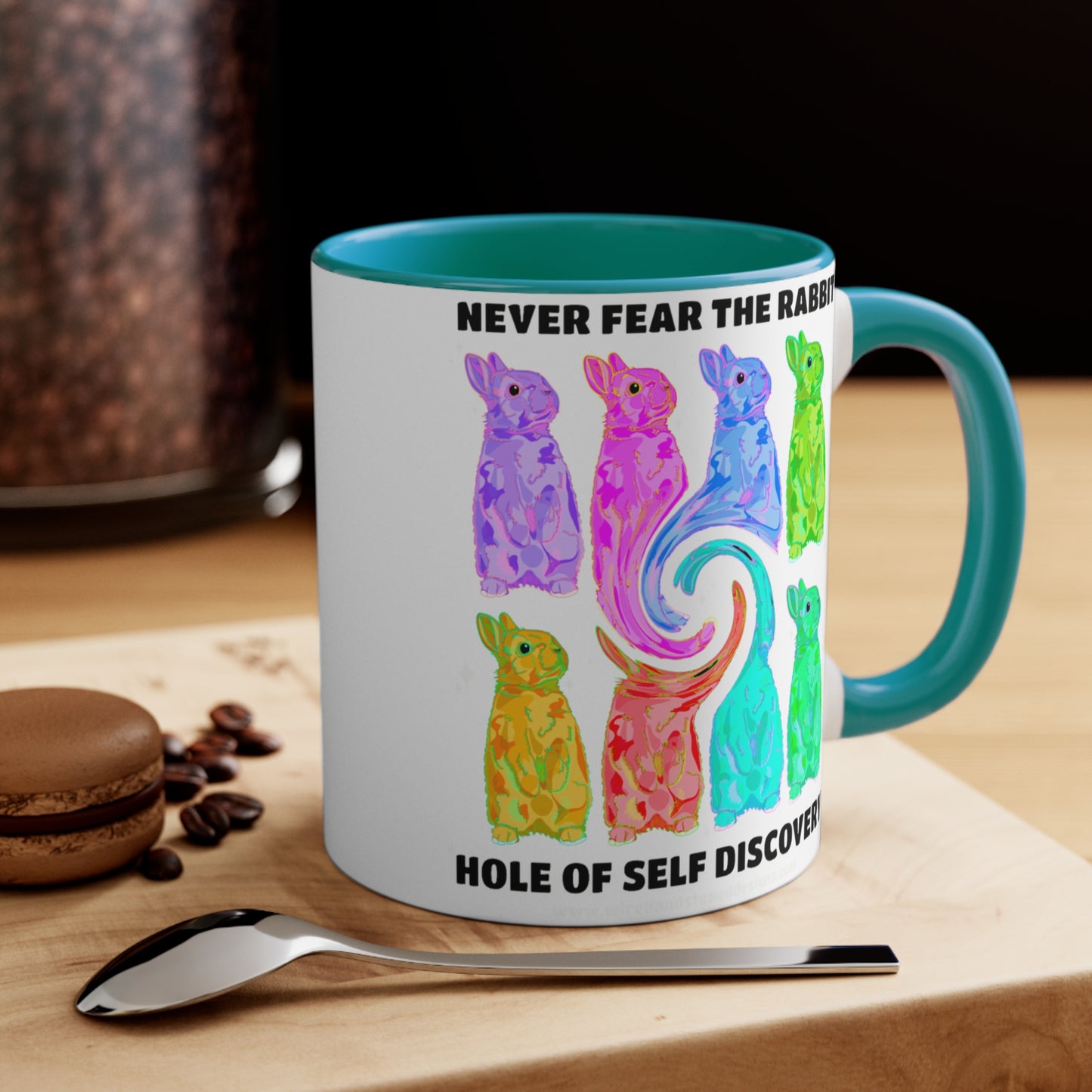 NEVER FEAR BUNNY - 11oz Accent Mug