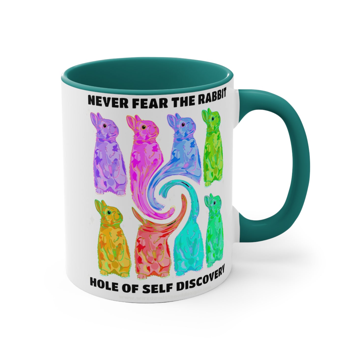 NEVER FEAR BUNNY - 11oz Accent Mug