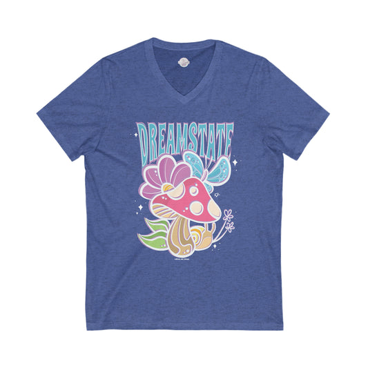 DREAMSTATE - Unisex Jersey Short Sleeve V-Neck Tee