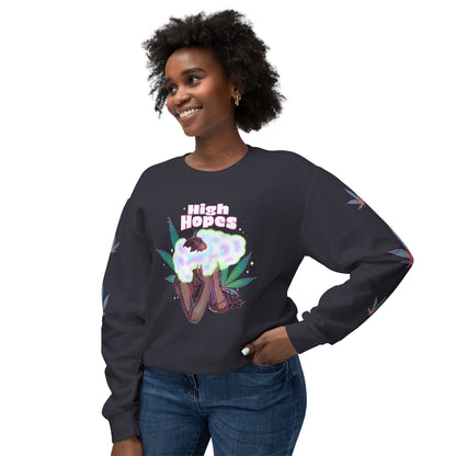 HIGH HOPES - Unisex Lightweight Crewneck Sweatshirt