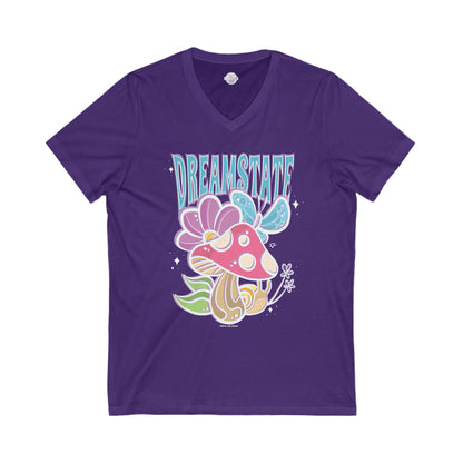 DREAMSTATE - Unisex Jersey Short Sleeve V-Neck Tee