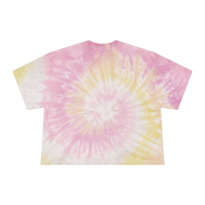 Toadally Anxious Women's Tie-Dye Crop Tee