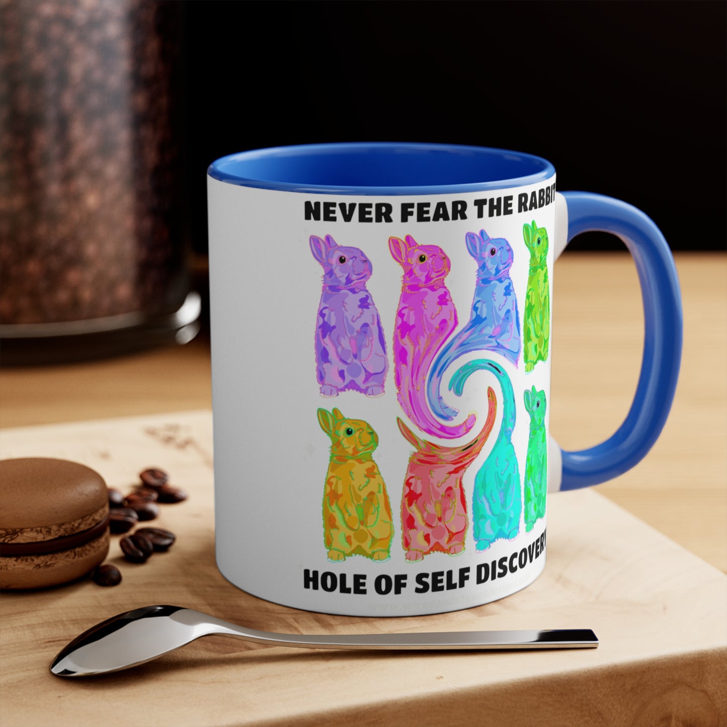 NEVER FEAR BUNNY - 11oz Accent Mug