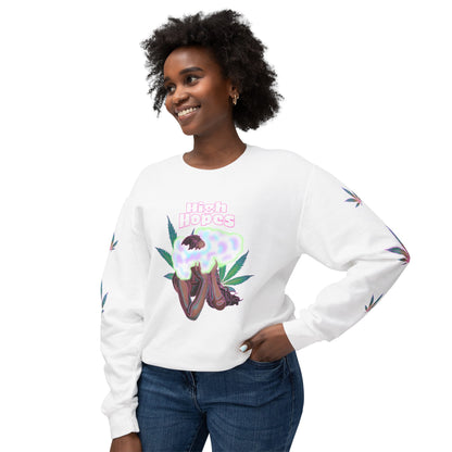 HIGH HOPES - Unisex Lightweight Crewneck Sweatshirt