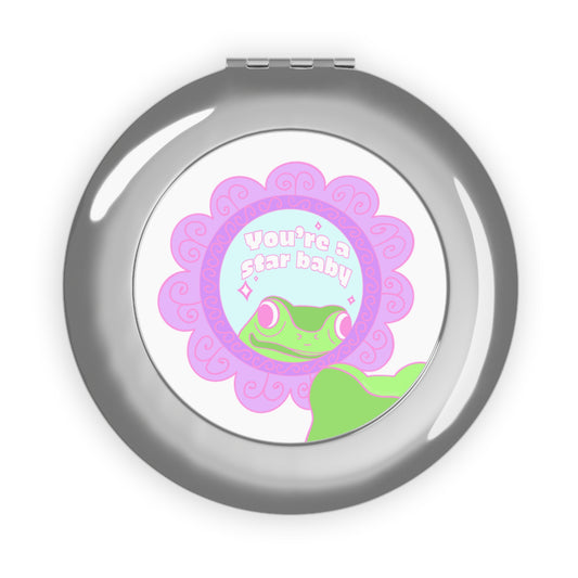 You’re a star baby! Compact Travel Mirror