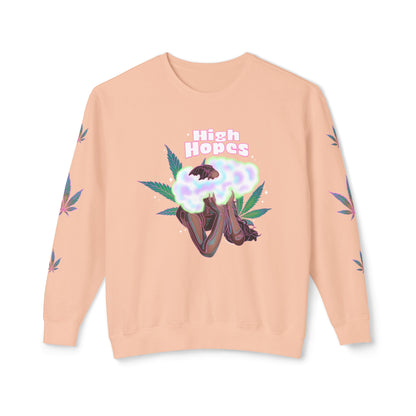 HIGH HOPES - Unisex Lightweight Crewneck Sweatshirt