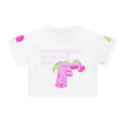Strawberry Glock Crop Tee