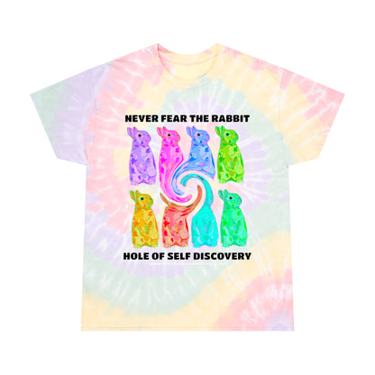 NEVER FEAR - Tie-Dye Tee, Spiral