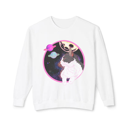 SPACE BEANS - Unisex Lightweight Crewneck Sweatshirt