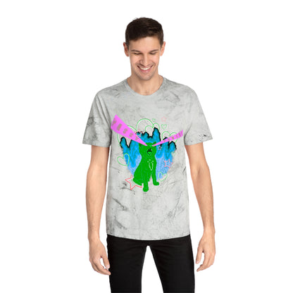 PUSSY POWER! (Watermelon variant) - Unisex Color Blast T-Shirt