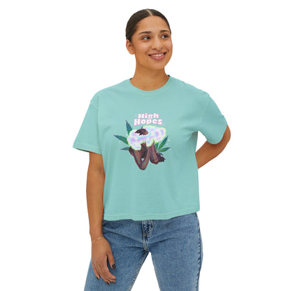 HIGH HOPES - Women's Boxy Tee