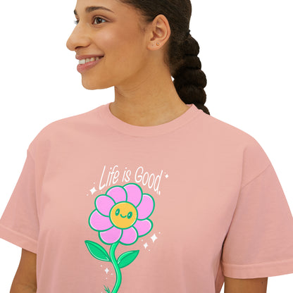 Life is Good - Women's Boxy Tee