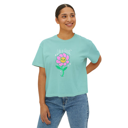 Life is Good - Women's Boxy Tee