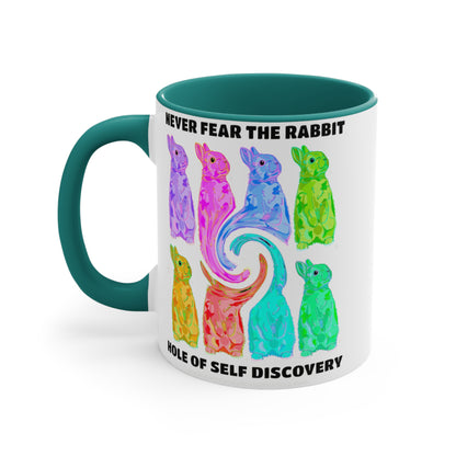 NEVER FEAR BUNNY - 11oz Accent Mug