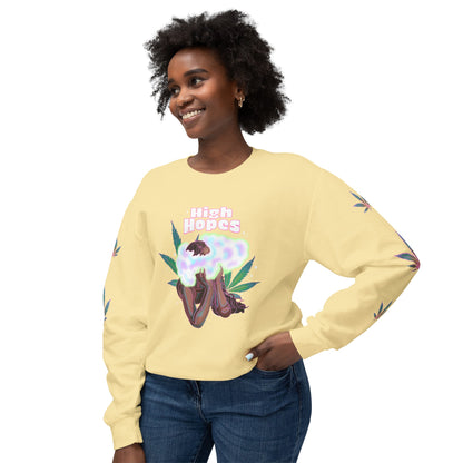 HIGH HOPES - Unisex Lightweight Crewneck Sweatshirt