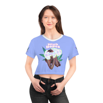 HIGH HOPES - Crop Tee (AOP)