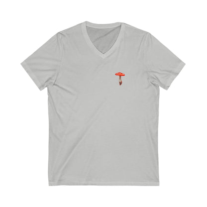SCENIC MOUNTAIN VIEW - Unisex Jersey Short Sleeve V-Neck Tee