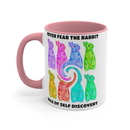 NEVER FEAR BUNNY - 11oz Accent Mug