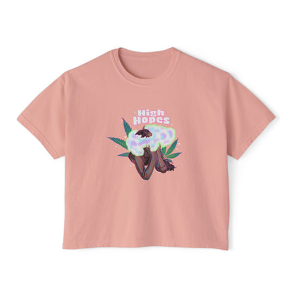 HIGH HOPES - Women's Boxy Tee
