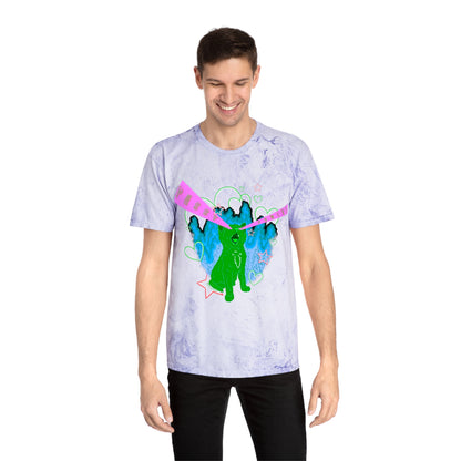 PUSSY POWER! (Watermelon variant) - Unisex Color Blast T-Shirt