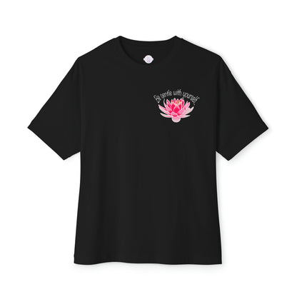 Gentle Lotus Unisex Oversized Boxy Tee