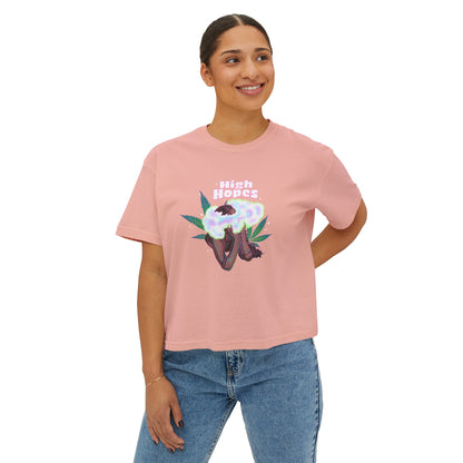 HIGH HOPES - Women's Boxy Tee